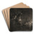 The Adoration of the Shepherds: A Night Piece by Rembrandt van Rijn Art Drink Coaster set