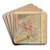 tdia lovca by Arnold Peter Weisz-Kubnan Art Drink Coaster set