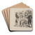 Tauentzienstrasse by Max Beckmann Art Drink Coaster set