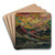 Sunset in the Mountains by Arnold Peter Weisz-Kubnan Art Drink Coaster set