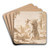 St. John the Baptist Pointing to Christ by Willem van Oordt Art Drink Coaster set St. John the Baptist Pointing to Christ by Willem van Oordt Art Drink Coaster set