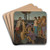 Allegory by Mark Gertler Art Drink Coaster set Allegory by Mark Gertler Art Drink Coaster set
