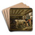 Leaving the Stable by Jan Stobbaerts Art Drink Coaster set Leaving the Stable by Jan Stobbaerts Art Drink Coaster set