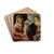 Madonna and child with two donors by Bernardino Licinio Drink Coasters - set of 4