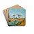 Langlois Bridge at Arles by Vincent van Gogh Drink Coasters - set of 4