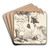 Titelblad til Ker by Marcus de Bye Art Drink Coaster set