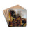 Canal with Bridge by Jacob van Ruisdael Drink Coasters - set of 4