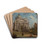 A capriccio with the church of the Redentore by Canaletto Drink Coasters - set of 4