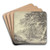 Edge of the forest near Haarlem by Franciscus Andreas Milatz Art Drink Coaster set