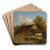 La Chaumire by Flix Ziem Art Drink Coaster set