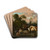 Landscape with a Shepherd by Dirck van Bergen Drink Coasters - set of 4