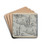 Wall Paper and Border by Nicholas Acampora Drink Coasters - set of 4 Wall Paper and Border by Nicholas Acampora Drink Coasters - set of 4
