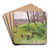 Landscape with Goatherd by John Singer Sargent Art Drink Coaster set