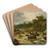 A View on the Lamar by Benjamin Williams Leader Art Drink Coaster set A View on the Lamar by Benjamin Williams Leader Art Drink Coaster set