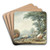 Hoenderhof by Dirk Kuipers Art Drink Coaster set