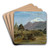 Mountain Landscape, possibly in the Lake District by Lionel Constable Art Drink Coaster set