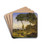 Crossing the Bridge by Jules Dupr Drink Coasters - set of 4