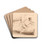 Twee opiumschuivers by Marius Bauer Drink Coasters - set of 4