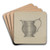 Pewter Pitcher by Henry Meyers Art Drink Coaster set