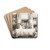 Christ Presented to the People (Ecce Homo) by Rembrandt van Rijn Drink Coasters - set of 4