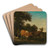 Landscape by Adriaen van de Velde Art Drink Coaster set