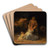 Act of Violence against Two Women by Francisco de Goya Art Drink Coaster set