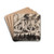 Carousel by Alfred Ost Drink Coasters - set of 4 Carousel by Alfred Ost Drink Coasters - set of 4