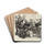 Keeping Neutral by Charles Dana Gibson Drink Coasters - set of 4