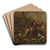 Massacre of the Innocents by Alessandro Magnasco Art Drink Coaster set