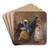 Galante Damen by Alois Schnn Art Drink Coaster set