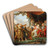 The Burghers Of Calais by Jean-Simon Berthlemy Art Drink Coaster set
