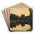 Paesaggio autunnale sullOrba by Cesare Viazzi Art Drink Coaster set