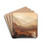 Waterfall and Distant Hills by James David Smillie Drink Coasters - set of 4