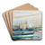 Bateau sur la Siene by Eugne Louis Gillot Art Drink Coaster set Bateau sur la Siene by Eugne Louis Gillot Art Drink Coaster set