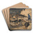 Serenade by Tadeusz Makowski Art Drink Coaster set Serenade by Tadeusz Makowski Art Drink Coaster set