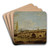 View of Blackfriars Bridge by John Paul Art Drink Coaster set