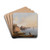 A View of Naples from Posillipo by Salvatore Fergola Drink Coasters - set of 4 A View of Naples from Posillipo by Salvatore Fergola Drink Coasters - set of 4
