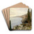 Blick auf Ragusa by Emil Jakob Schindler Art Drink Coaster set