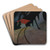 Landschap met rode dak by Lon Spilliaert Art Drink Coaster set Landschap met rode dak by Lon Spilliaert Art Drink Coaster set