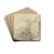 Hirtin und Hirte mit ihrer Herde in einer Ruinenlandschaft, ein antikes Fresko betrachtend by Johann Heinrich Roos Drink Coasters - set of 4 Hirtin und Hirte mit ihrer Herde in einer Ruinenlandschaft, ein antikes Fresko betrachtend by Johann Heinrich Roos Drink Coasters - set of 4