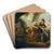 Miranda und Ferdinand by Angelica Kauffmann Art Drink Coaster set