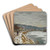 La Seine  Bougival by Claude Monet Art Drink Coaster set
