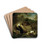 Shepherd and Shepherdess with their Flock at a Well by Adriaen van de Velde Drink Coasters - set of 4