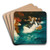 The Rhinemaidens by Ferdinand Leeke Art Drink Coaster set