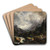 Tal mit Bergbach by Carl Hummel Art Drink Coaster set