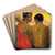Three Tahitians by Paul Gauguin Art Drink Coaster set Three Tahitians by Paul Gauguin Art Drink Coaster set