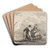 The Holy Family at the Bank of the River by Giovanni Domenico Tiepolo Art Drink Coaster set