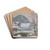 Sandviken, Norvge, effet de neige by Claude Monet Drink Coasters - set of 4