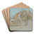 Ivy Cottage, Shoreham by Samuel Palmer Art Drink Coaster set