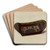 Bread or Apple Tray by Eugene Shellady Art Drink Coaster set Bread or Apple Tray by Eugene Shellady Art Drink Coaster set